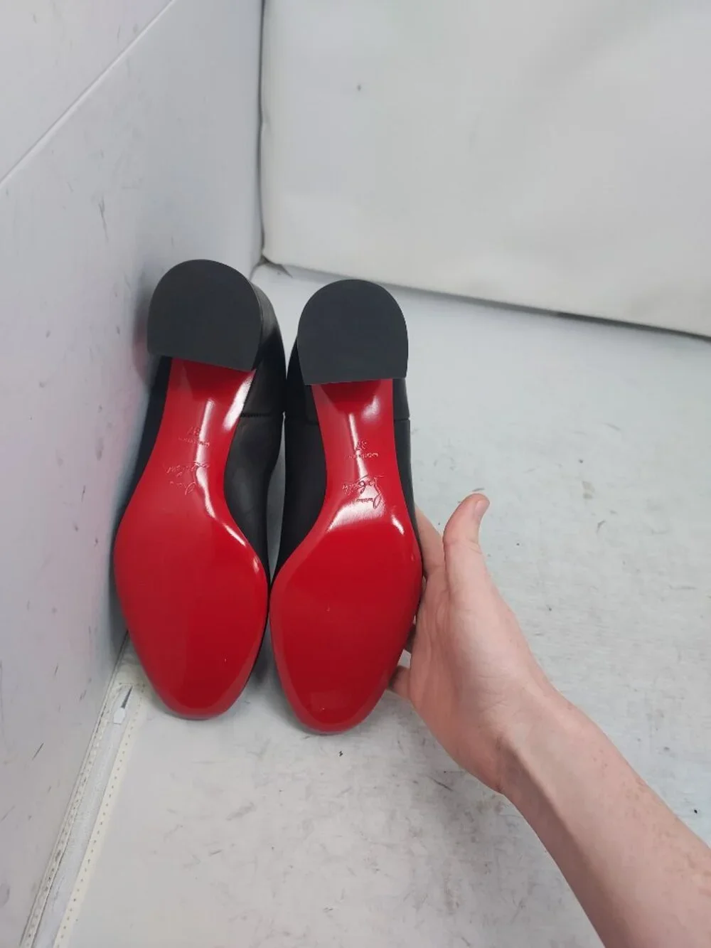 Christian Louboutin Black Leather Turelastic Chelsea Boot